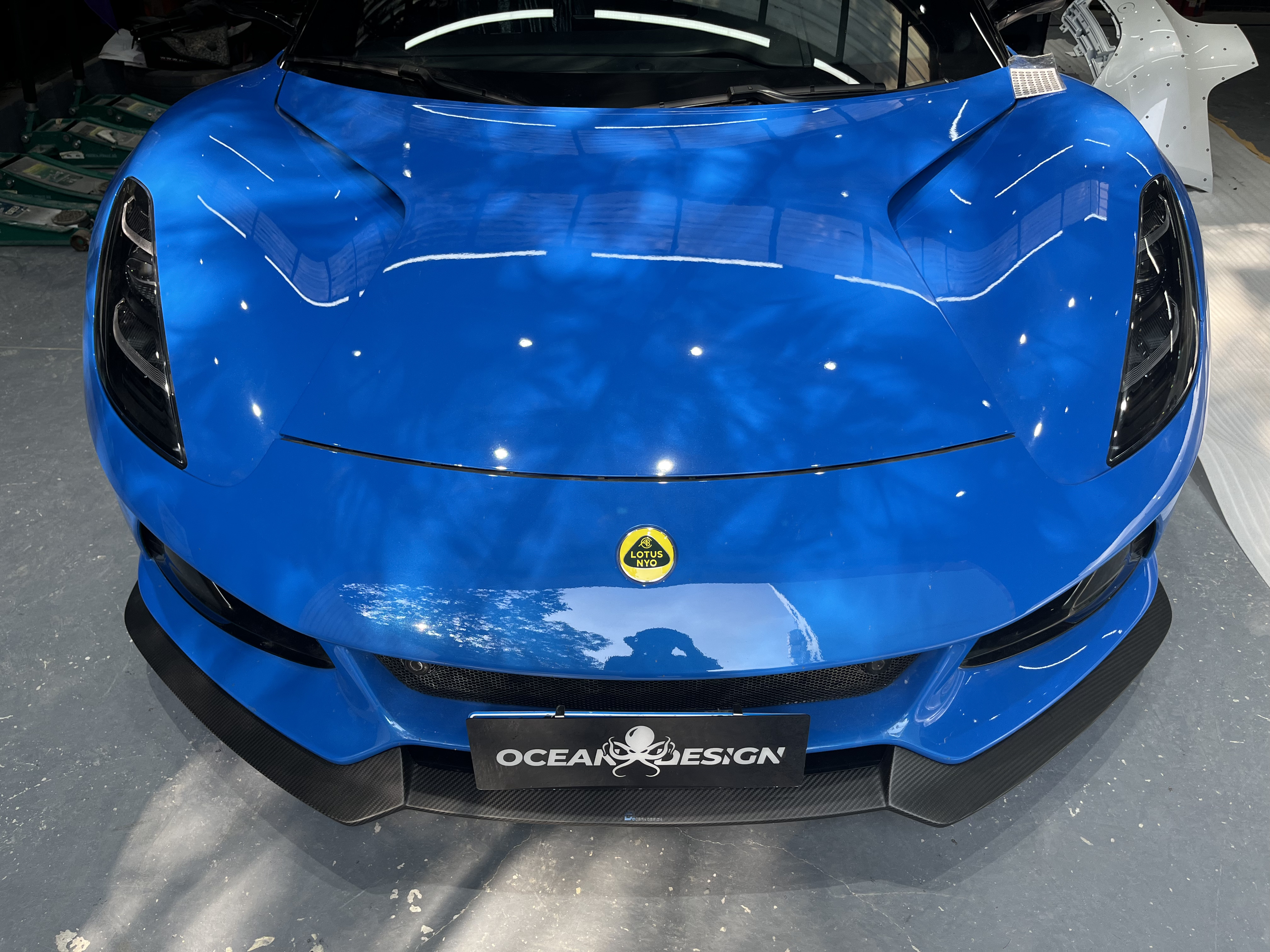 Lotus Emira  2021-2024 Dry Carbon Fiber Splitter Front Lip Ocean Design Original Series