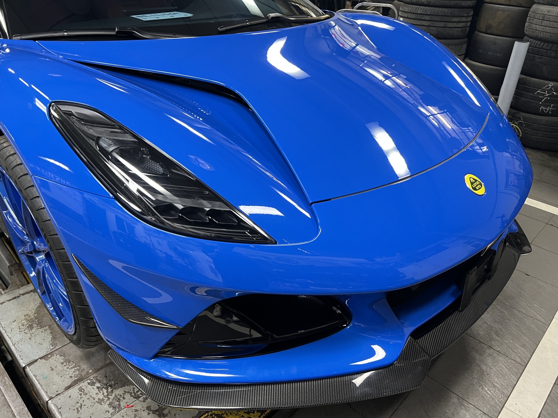 Lotus Emira  2021-2024 Dry Carbon Fiber Splitter Front Lip Ocean Design Original Series