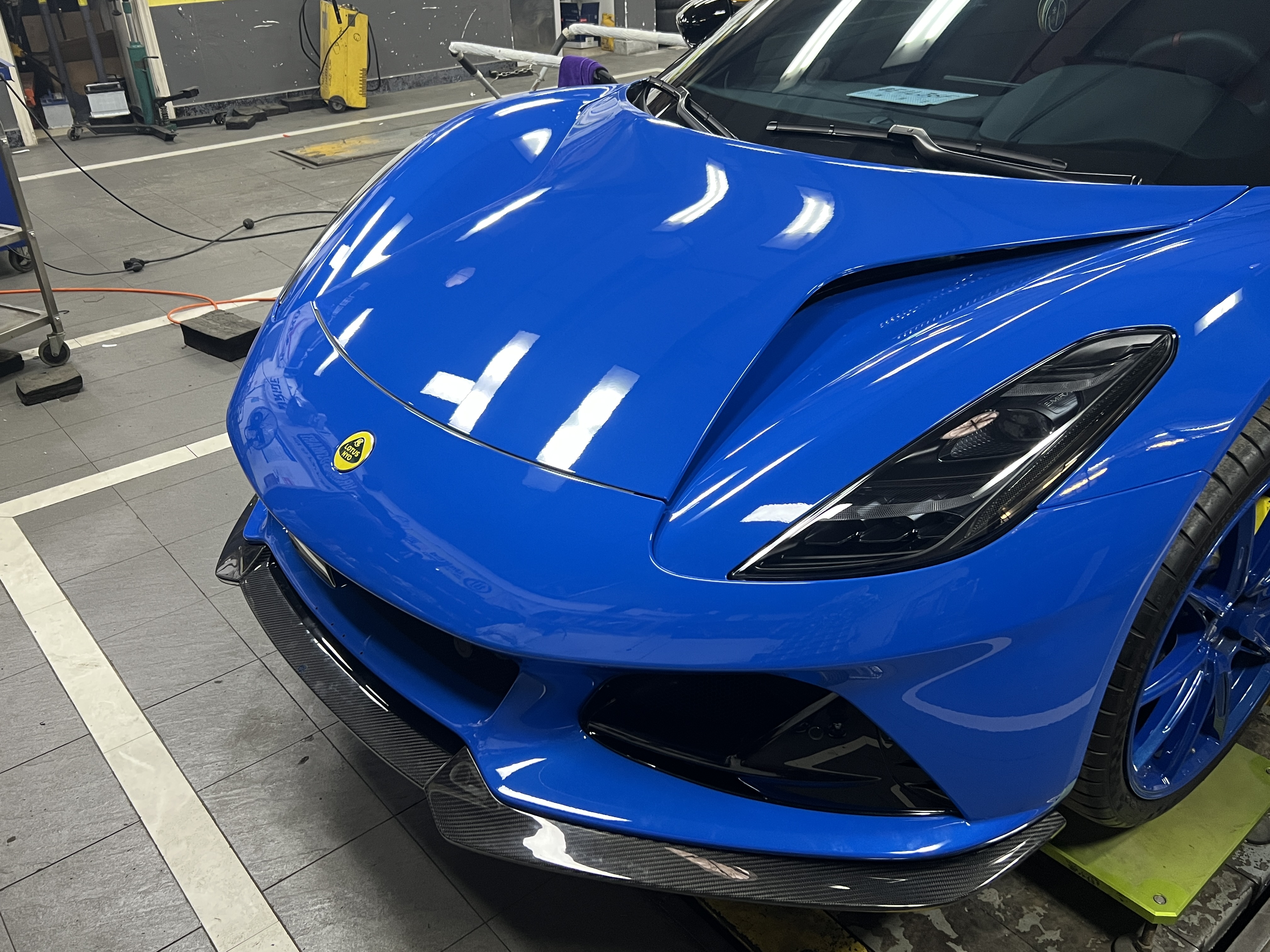 Lotus Emira  2021-2024 Dry Carbon Fiber Splitter Front Lip Ocean Design Original Series