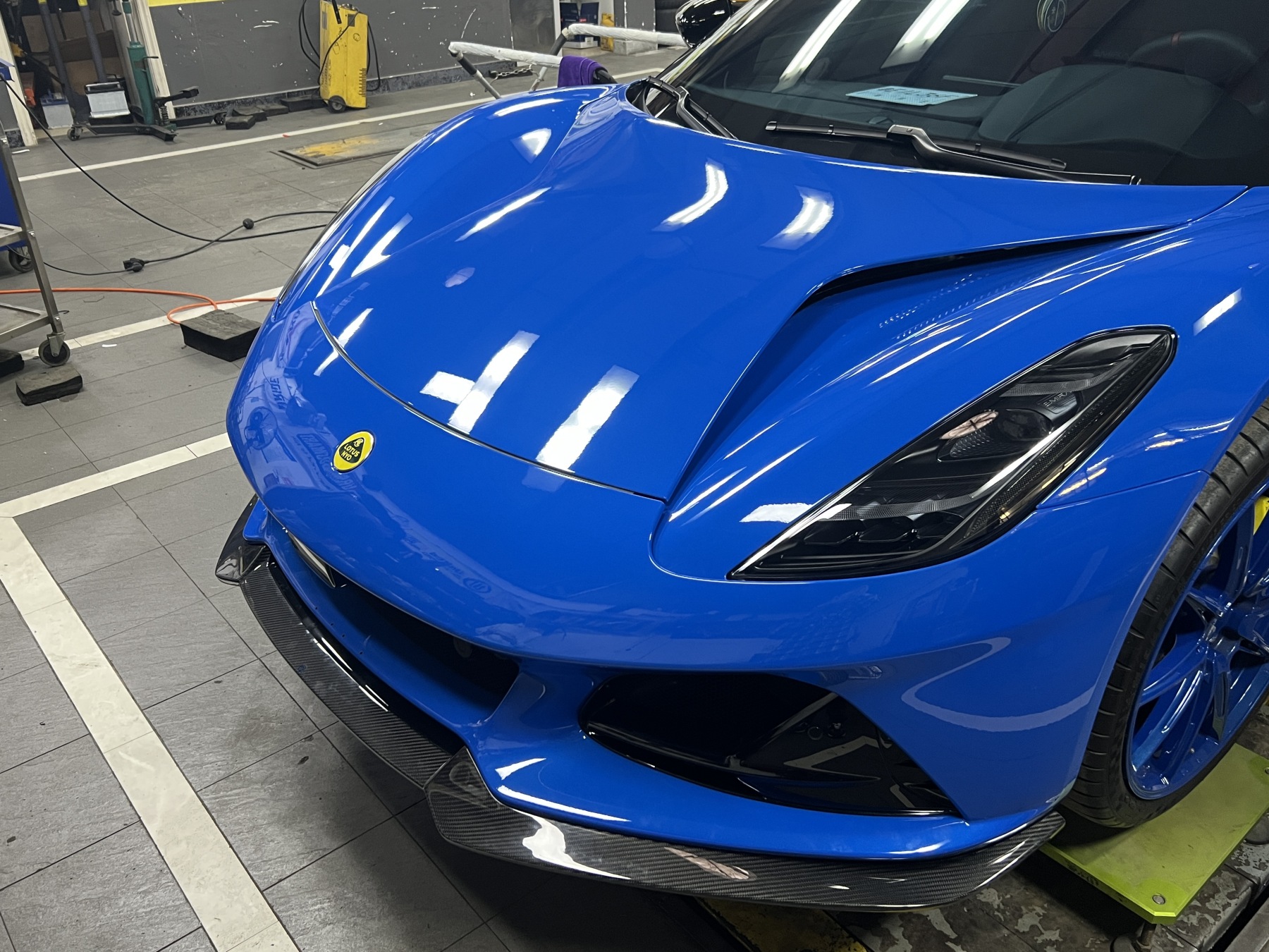 Lotus Emira  2021-2024 Dry Carbon Fiber Splitter Front Lip Ocean Design Original Series