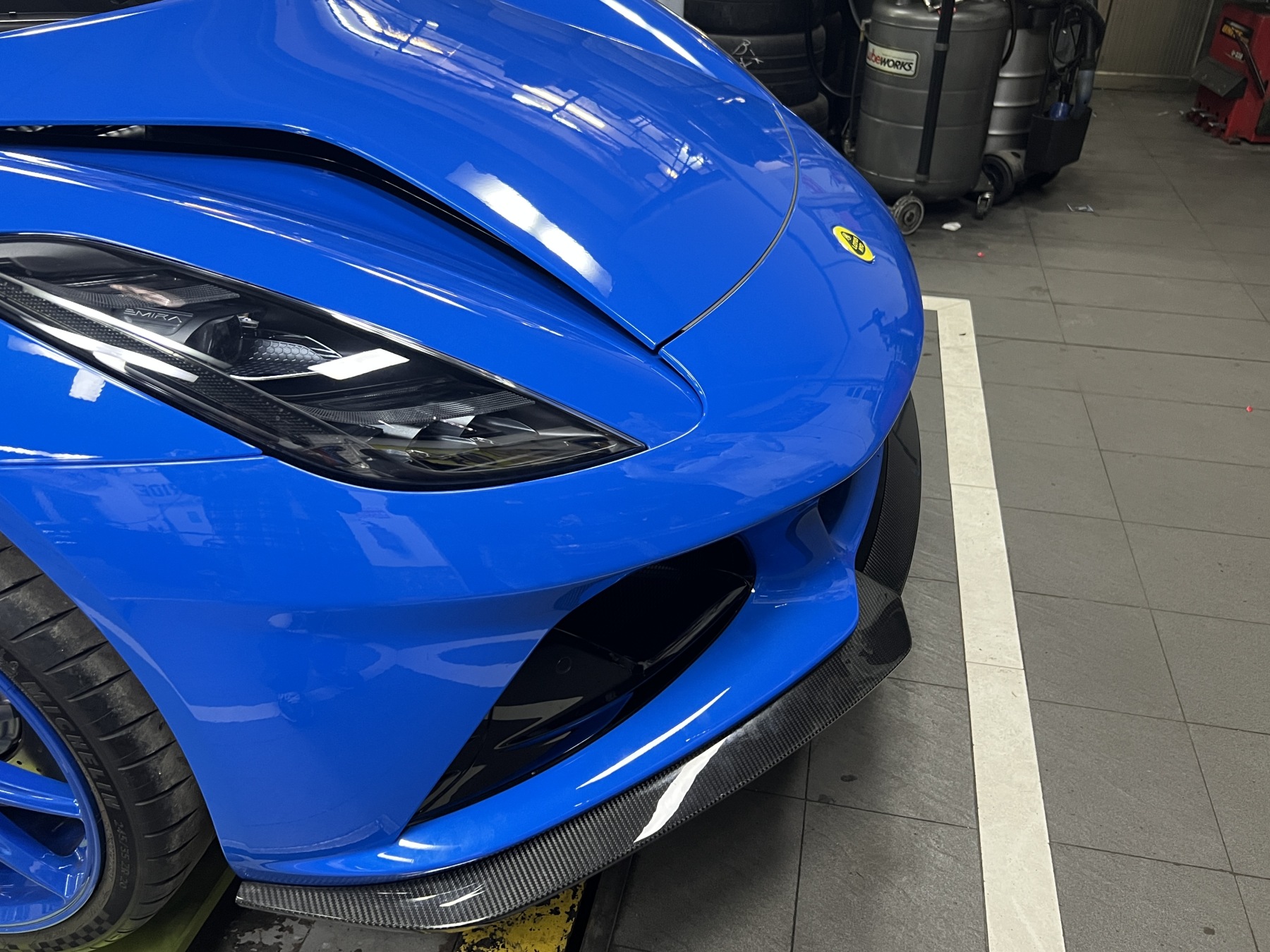 Lotus Emira  2021-2024 Dry Carbon Fiber Splitter Front Lip Ocean Design Original Series