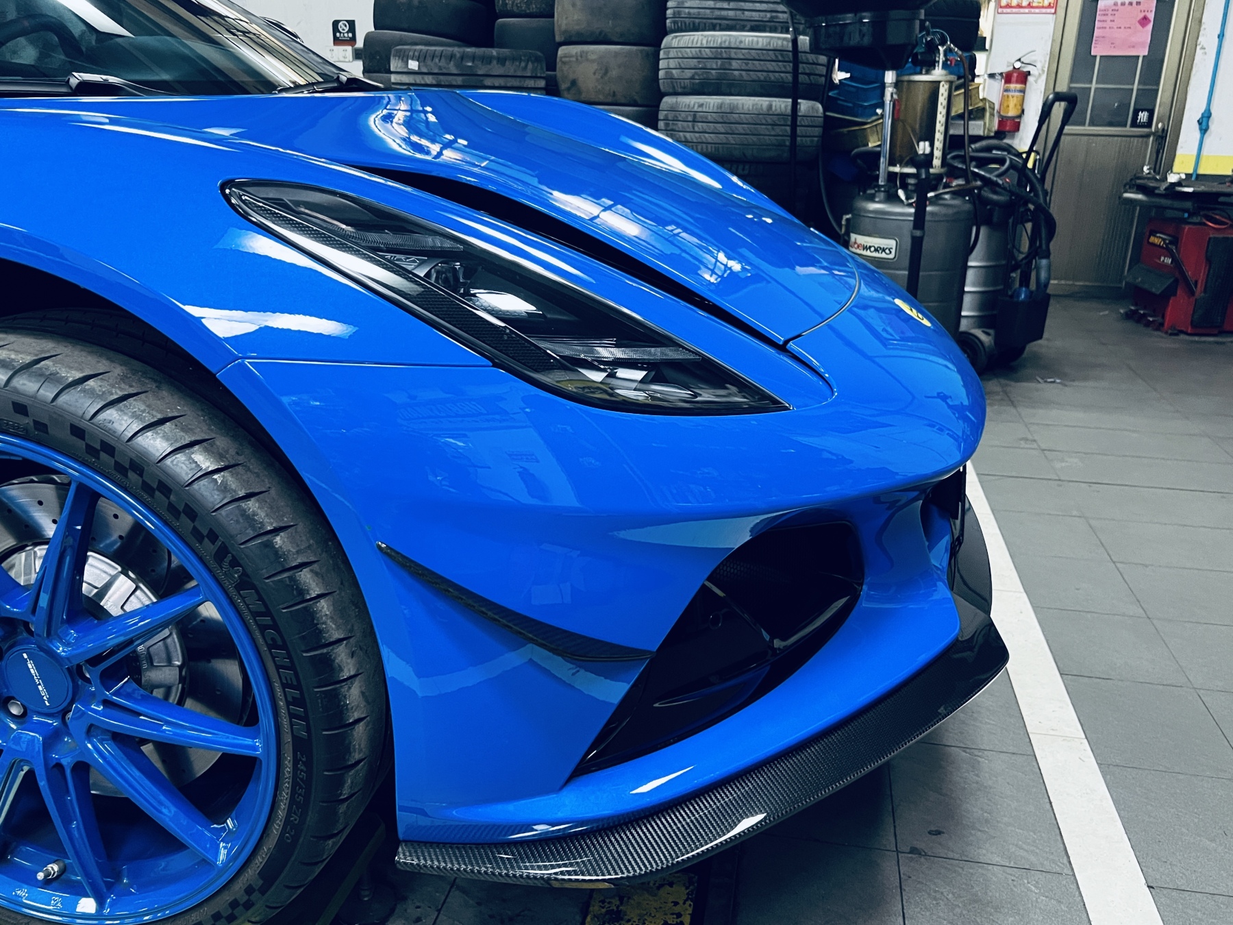 Lotus Emira  2021-2024 Dry Carbon Fiber Splitter Front Lip Ocean Design Original Series
