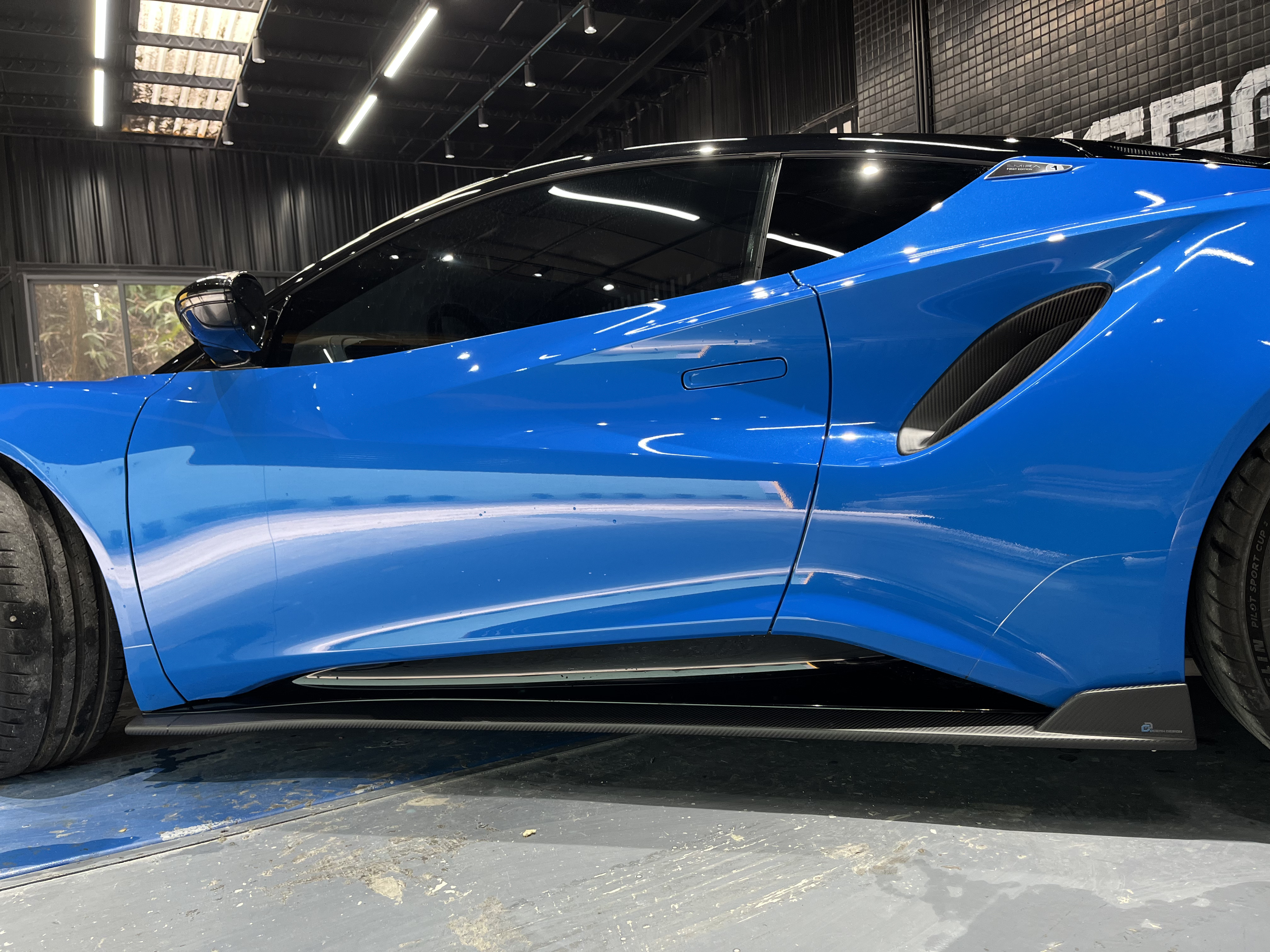 Lotus Emira 2021-2024 Dry Carbon Fiber Side Skirts Ocean Design Original Series