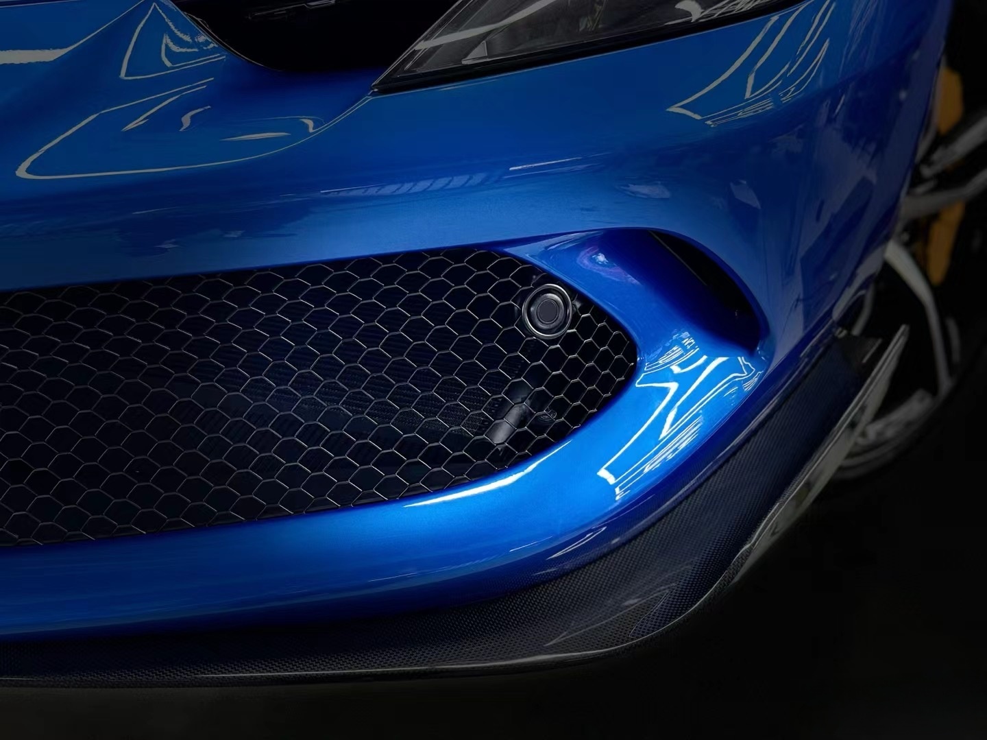 2022- Up Ferrari 296 GTB & GTS Type F171 Front Bumper Protectors Dry Carbon Fiber OEM Series Bodykit