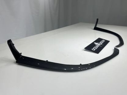 2022- Up Ferrari 296 GTB & GTS Type F171 Front Bumper Protectors Dry Carbon Fiber OEM Series Bodykit