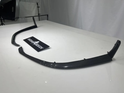 2022- Up Ferrari 296 GTB & GTS Type F171 Front Bumper Protectors Dry Carbon Fiber OEM Series Bodykit