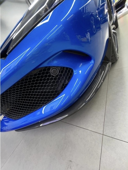 2022- Up Ferrari 296 GTB & GTS Type F171 Front Bumper Protectors Dry Carbon Fiber OEM Series Bodykit