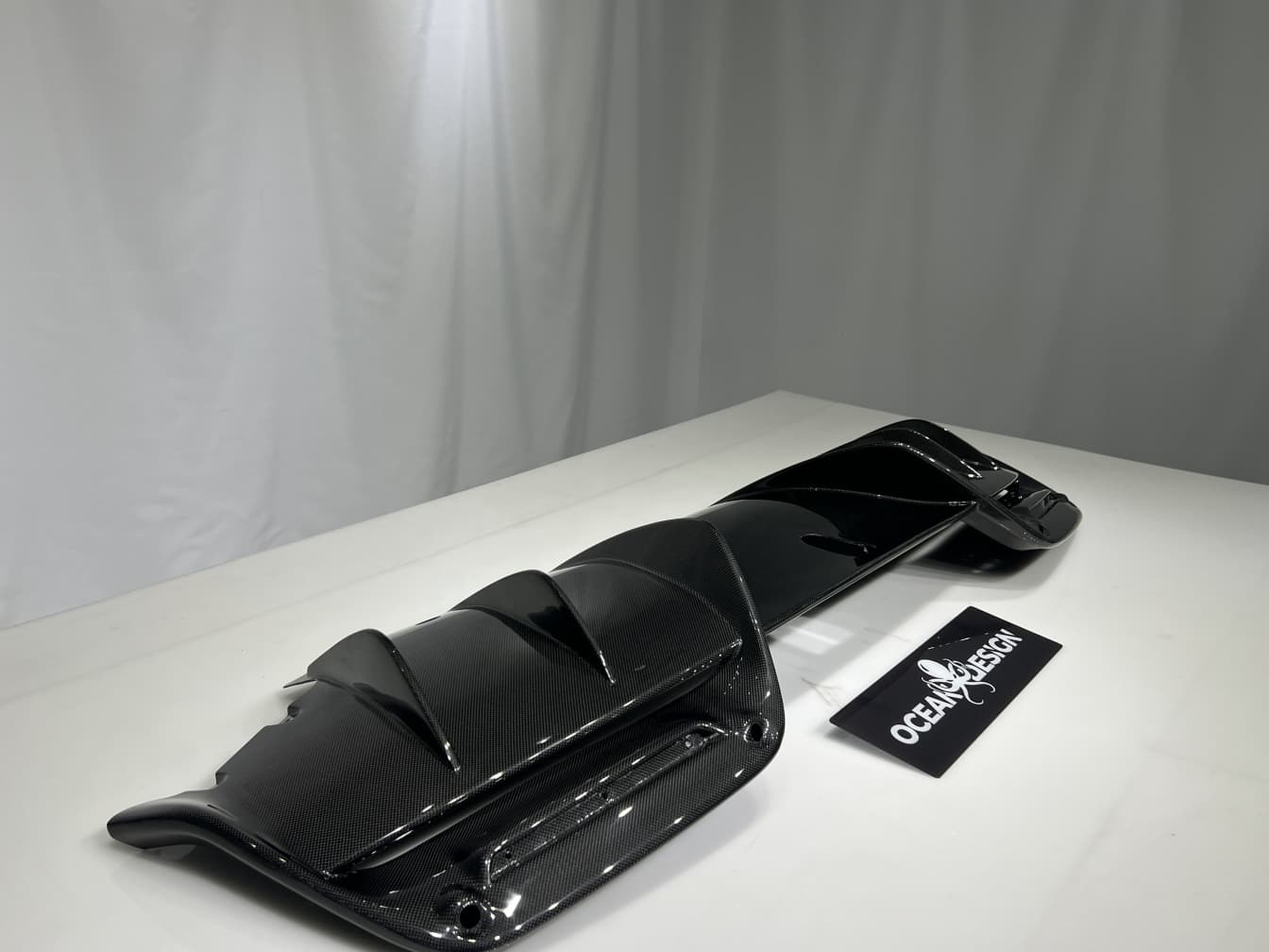 2022- Up Ferrari 296 GTB & GTS(F171) Rear Diffuser Dry Carbon Fiber OEM Series Bodykit