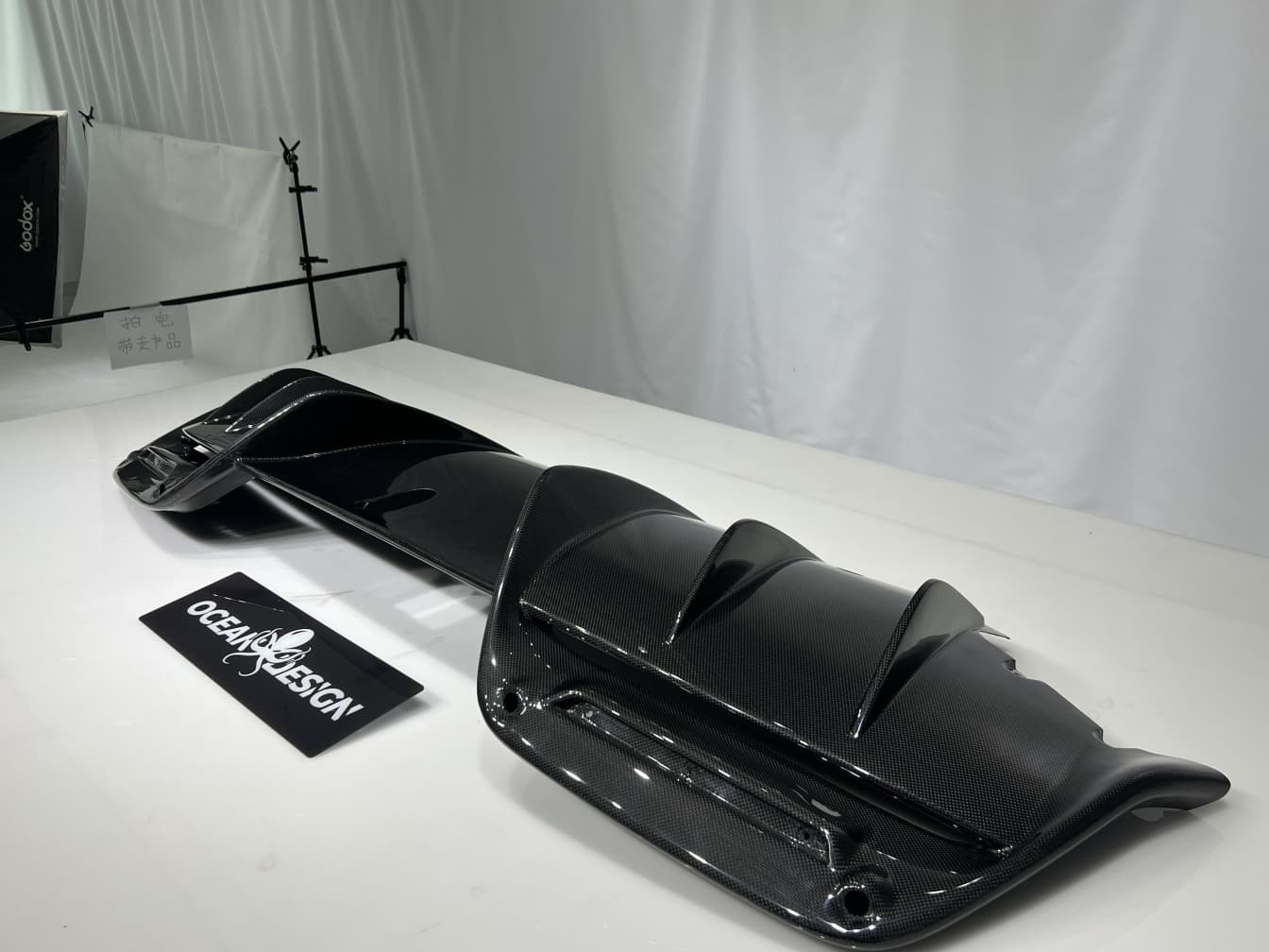2022- Up Ferrari 296 GTB & GTS(F171) Rear Diffuser Dry Carbon Fiber OEM Series Bodykit