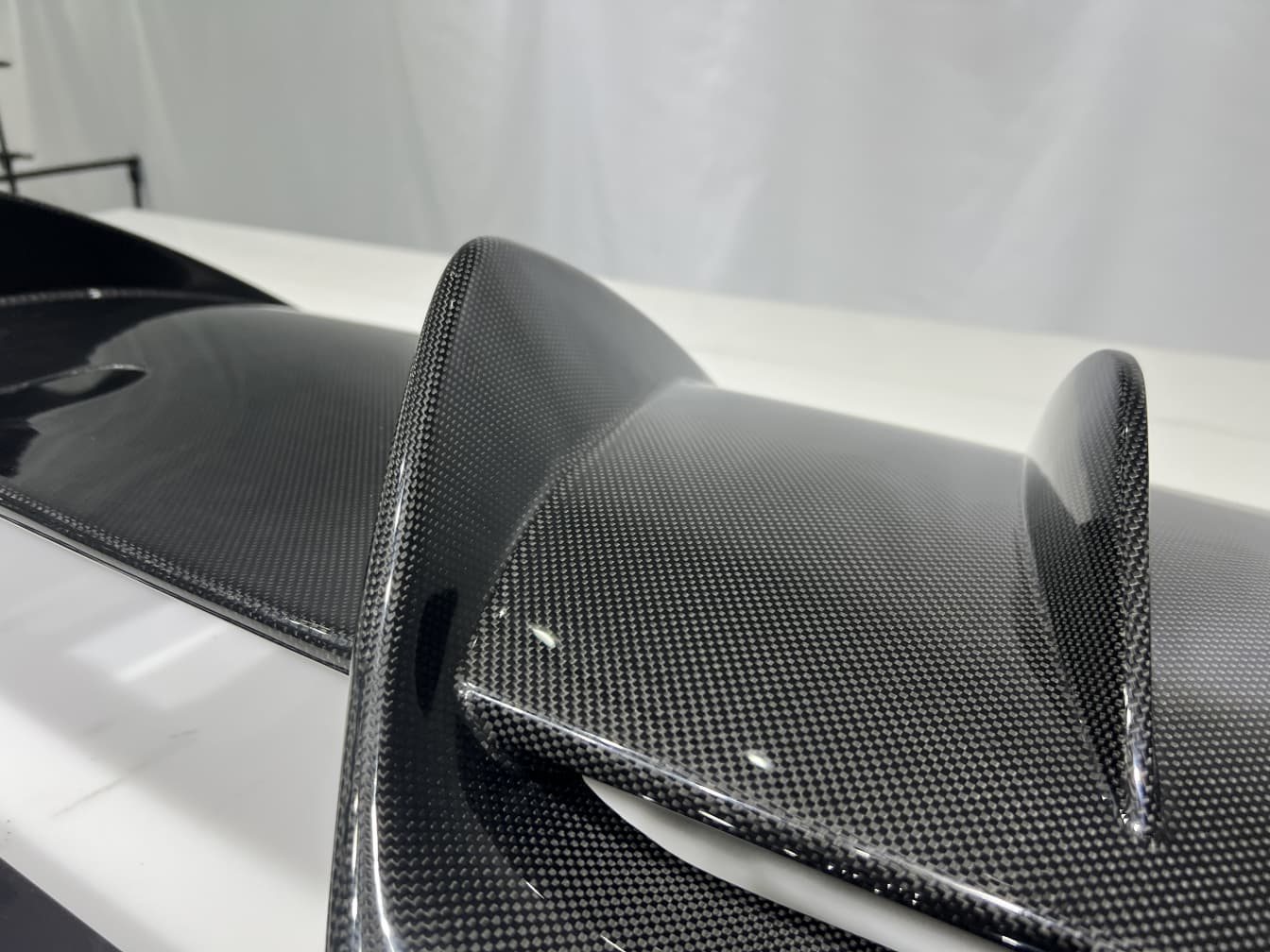 2022- Up Ferrari 296 GTB & GTS(F171) Rear Diffuser Dry Carbon Fiber OEM Series Bodykit