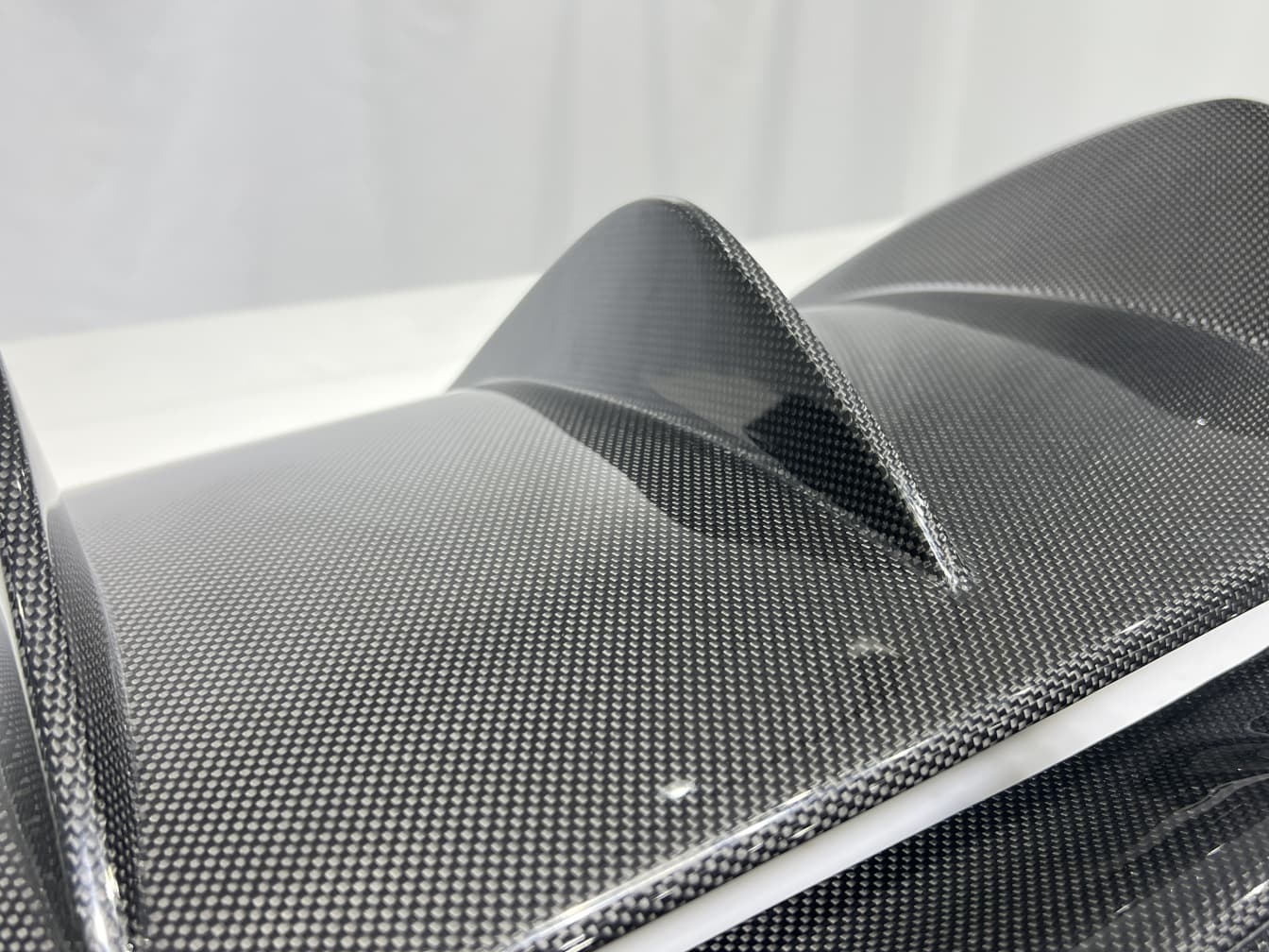 2022- Up Ferrari 296 GTB & GTS(F171) Rear Diffuser Dry Carbon Fiber OEM Series Bodykit