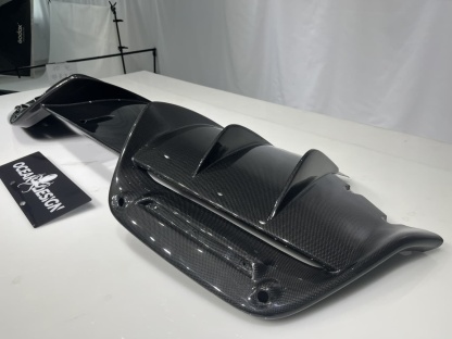 2022- Up Ferrari 296 GTB & GTS(F171) Rear Diffuser Dry Carbon Fiber OEM Series Bodykit