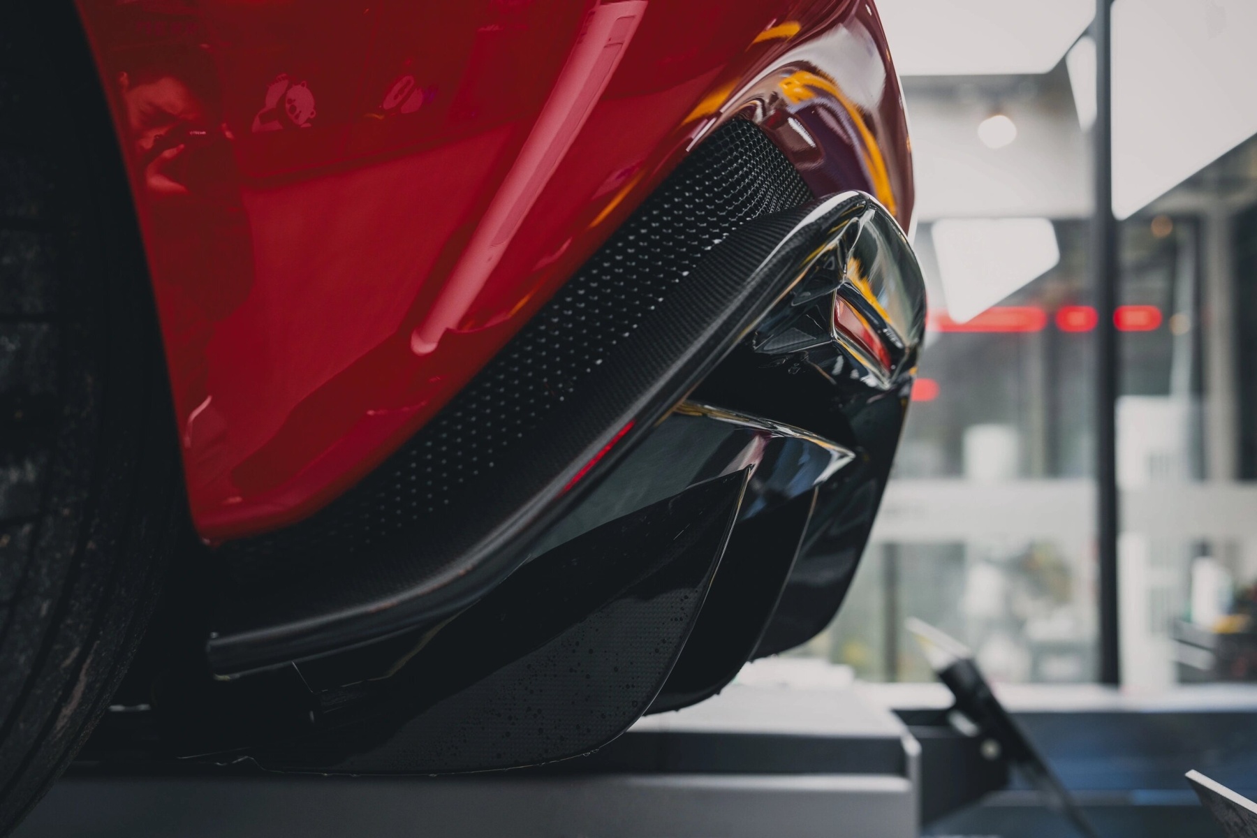 2022- Up Ferrari 296 GTB & GTS(F171) Rear Diffuser Dry Carbon Fiber OEM Series Bodykit