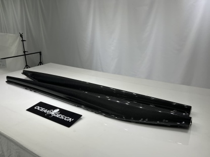 2022- Up Ferrari 296 GTB & GTS F171 Side Skirts Dry Carbon Fiber OEM Series Bodykit