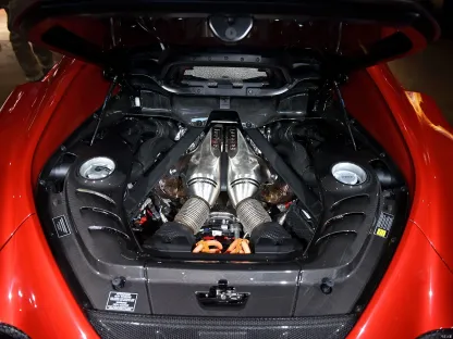 2022- Up Ferrari 296 GTB(F171) Rear Engine Compartment Trim Dry Carbon Fiber OEM Series Bodykit