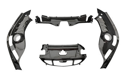 2022- Up Ferrari 296 GTB(F171) Rear Engine Compartment Trim Dry Carbon Fiber OEM Series Bodykit