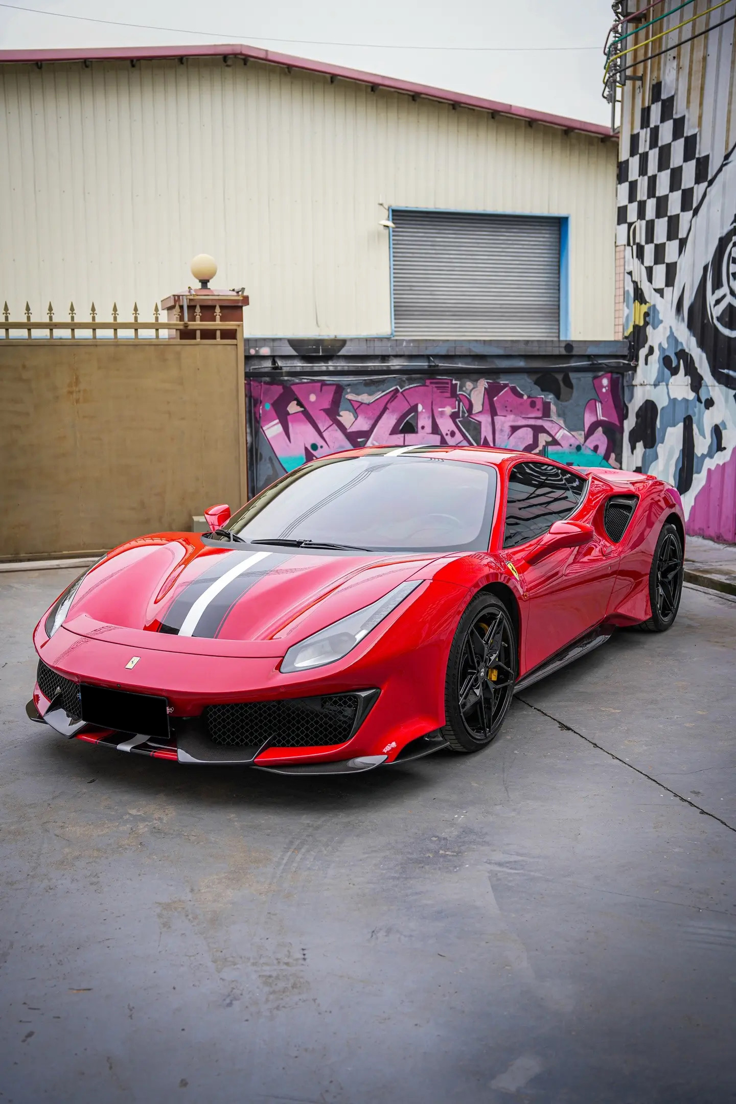 2015-2020 Ferrari 488 GTB & Spider Pista Style Upgrade Kit Dry Carbon Fiber