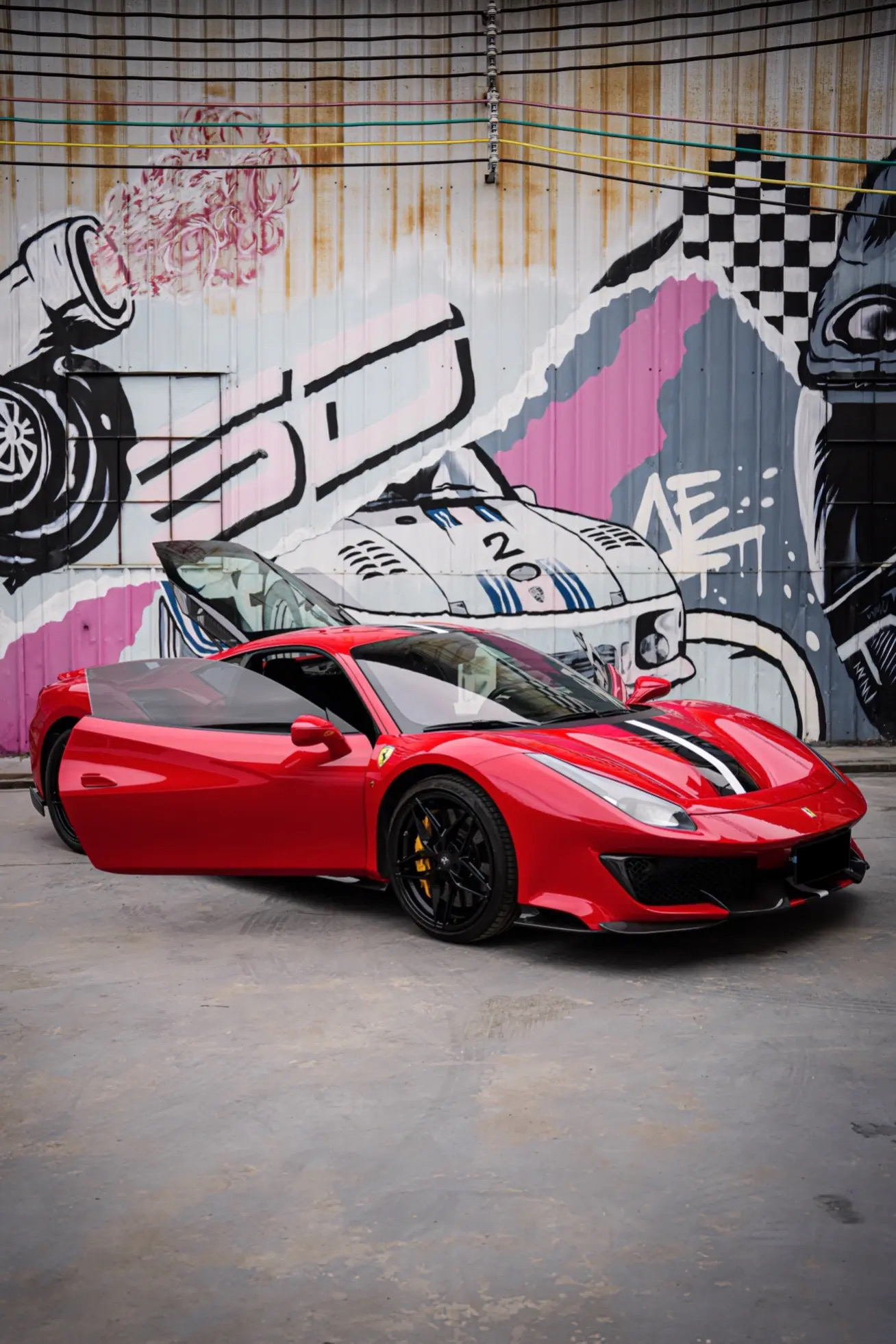 2015-2020 Ferrari 488 GTB & Spider Pista Style Upgrade Kit Dry Carbon Fiber