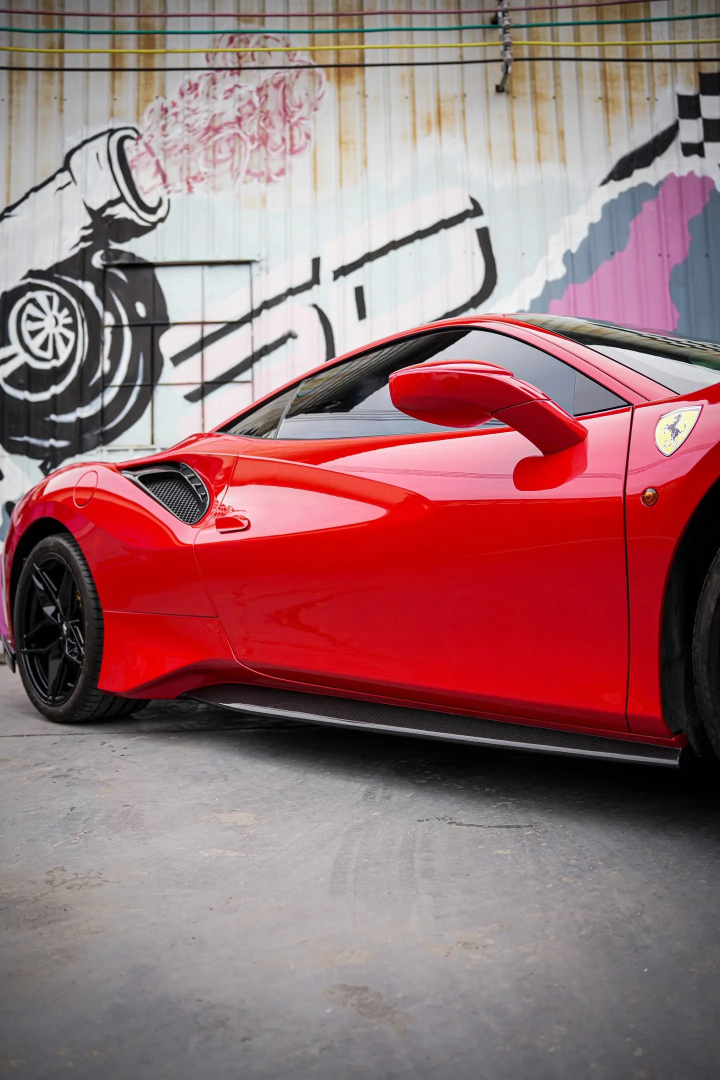 2015-2020 Ferrari 488 GTB & Spider Pista Style Upgrade Kit Dry Carbon Fiber