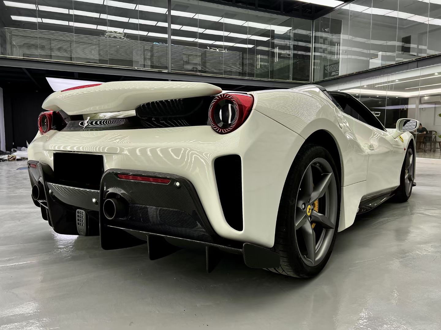 2015-2020 Ferrari 488 GTB & Spider Pista Style Upgrade Kit Dry Carbon Fiber