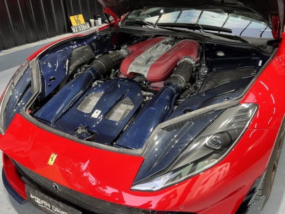 2018- Up Ferrari 812 Superfast & GTS Engine Bay Panels Dry Carbon Fiber MSY Series Bodykit