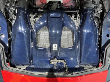 2018- Up Ferrari 812 Superfast & GTS Engine Bay Panels Dry Carbon Fiber MSY Series Bodykit