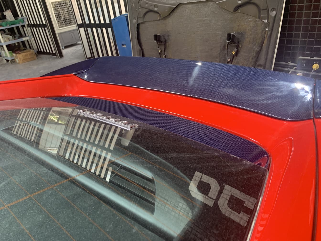 2018- Up Ferrari 812 Superfast & GTS Rear Bonnet Lower Insert Dry Carbon Fiber MSY Series Bodykit