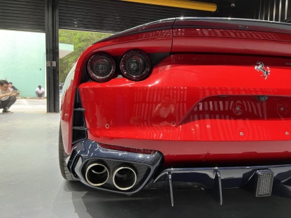 2018- Up Ferrari 812 Superfast & GTS Rear Bumper Vents Dry Carbon Fiber MSY Series Bodykit