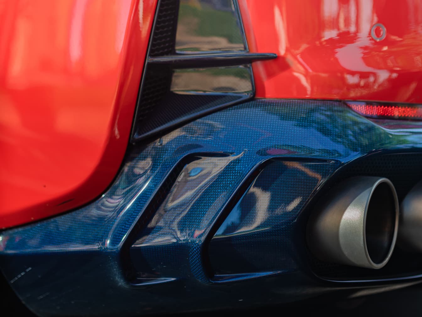 2018- Up Ferrari 812 Superfast & GTS Rear Bumper Vents Dry Carbon Fiber MSY Series Bodykit