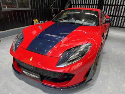 2018- Up Ferrari 812 Superfast & GTS Hood Bonnet Dry Carbon Fiber MSY Series Bodykit