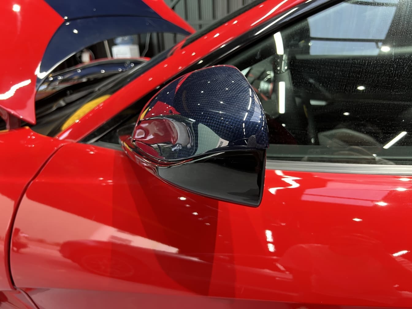 2018- Up Ferrari 812 Superfast & GTS Wing Mirrors Housing Dry Carbon Fiber MSY Series Bodykit
