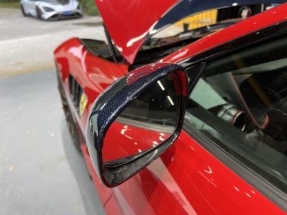 2018- Up Ferrari 812 Superfast & GTS Wing Mirrors Housing Dry Carbon Fiber MSY Series Bodykit