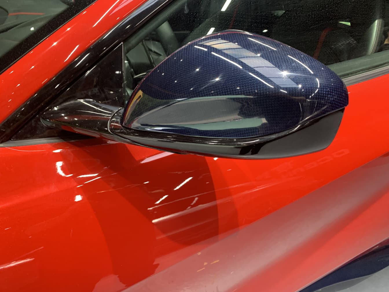 2018- Up Ferrari 812 Superfast & GTS Wing Mirrors Housing Dry Carbon Fiber MSY Series Bodykit