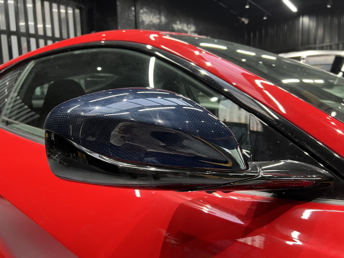 2018- Up Ferrari 812 Superfast & GTS Wing Mirrors Housing Dry Carbon Fiber MSY Series Bodykit