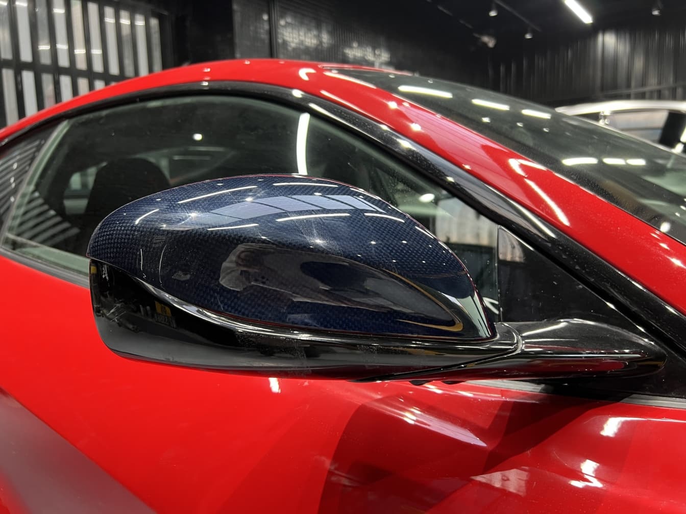 2018- Up Ferrari 812 Superfast & GTS Wing Mirrors Housing Dry Carbon Fiber MSY Series Bodykit