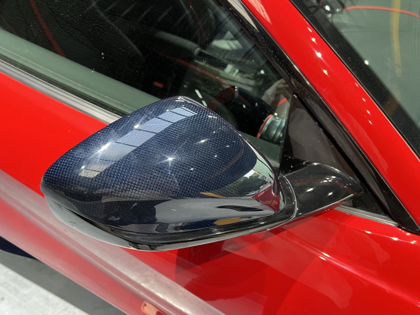 2018- Up Ferrari 812 Superfast & GTS Wing Mirrors Housing Dry Carbon Fiber MSY Series Bodykit