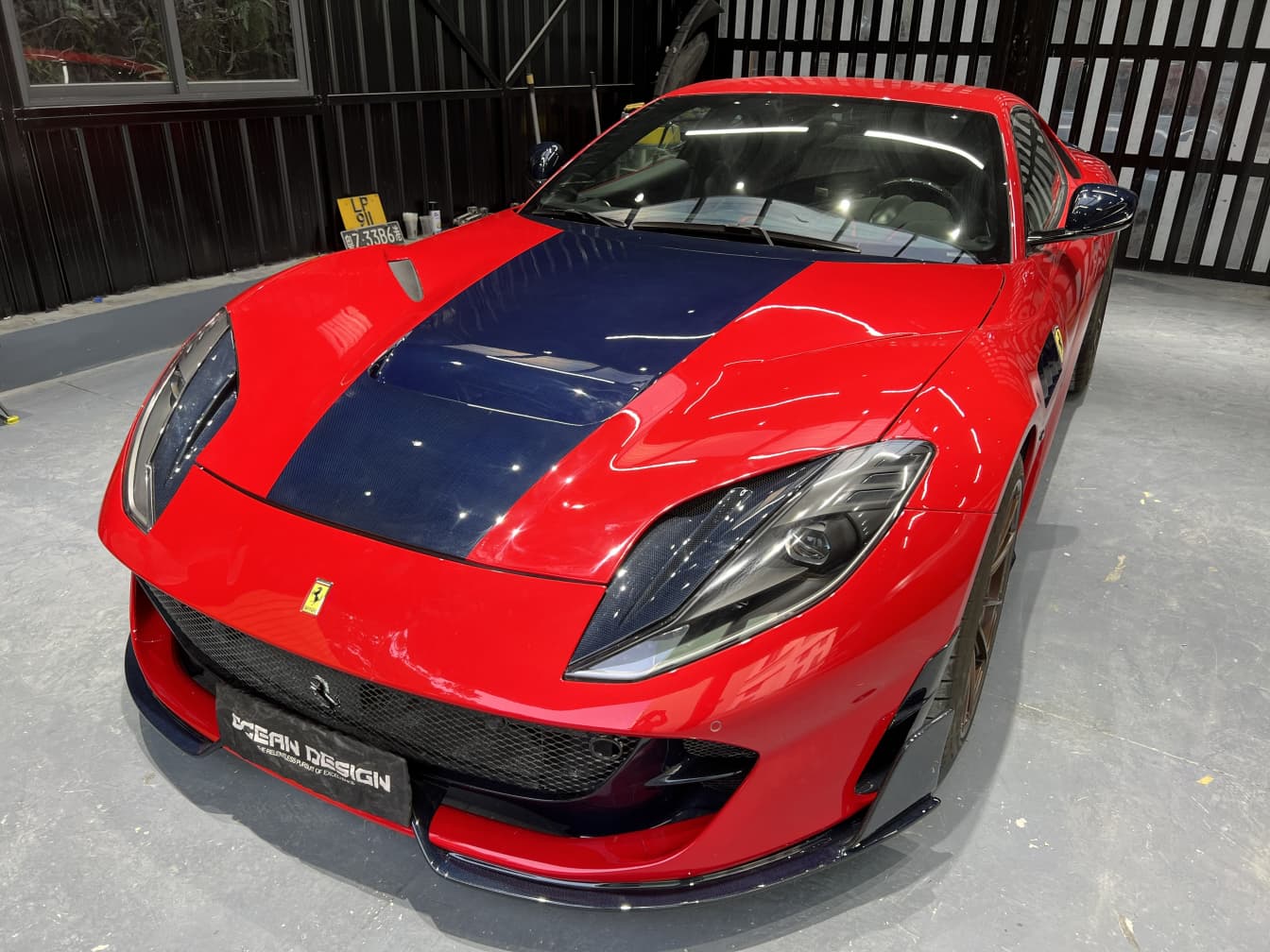 2018- Up Ferrari 812 Superfast & GTS Front Bumper Air Vent Dry Carbon Fiber MSY Series Bodykit