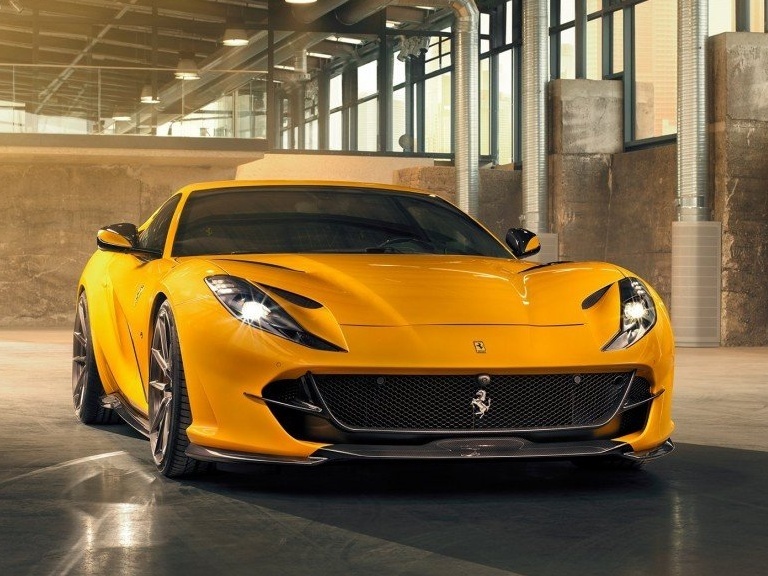 2018- Up Ferrari 812 Superfast & GTS Front Bumper Attachment Dry Carbon Fiber N Series Bodykit