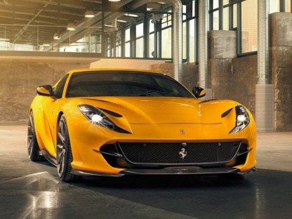 2018- Up Ferrari 812 Superfast & GTS Front Bumper Attachment Dry Carbon Fiber N Series Bodykit