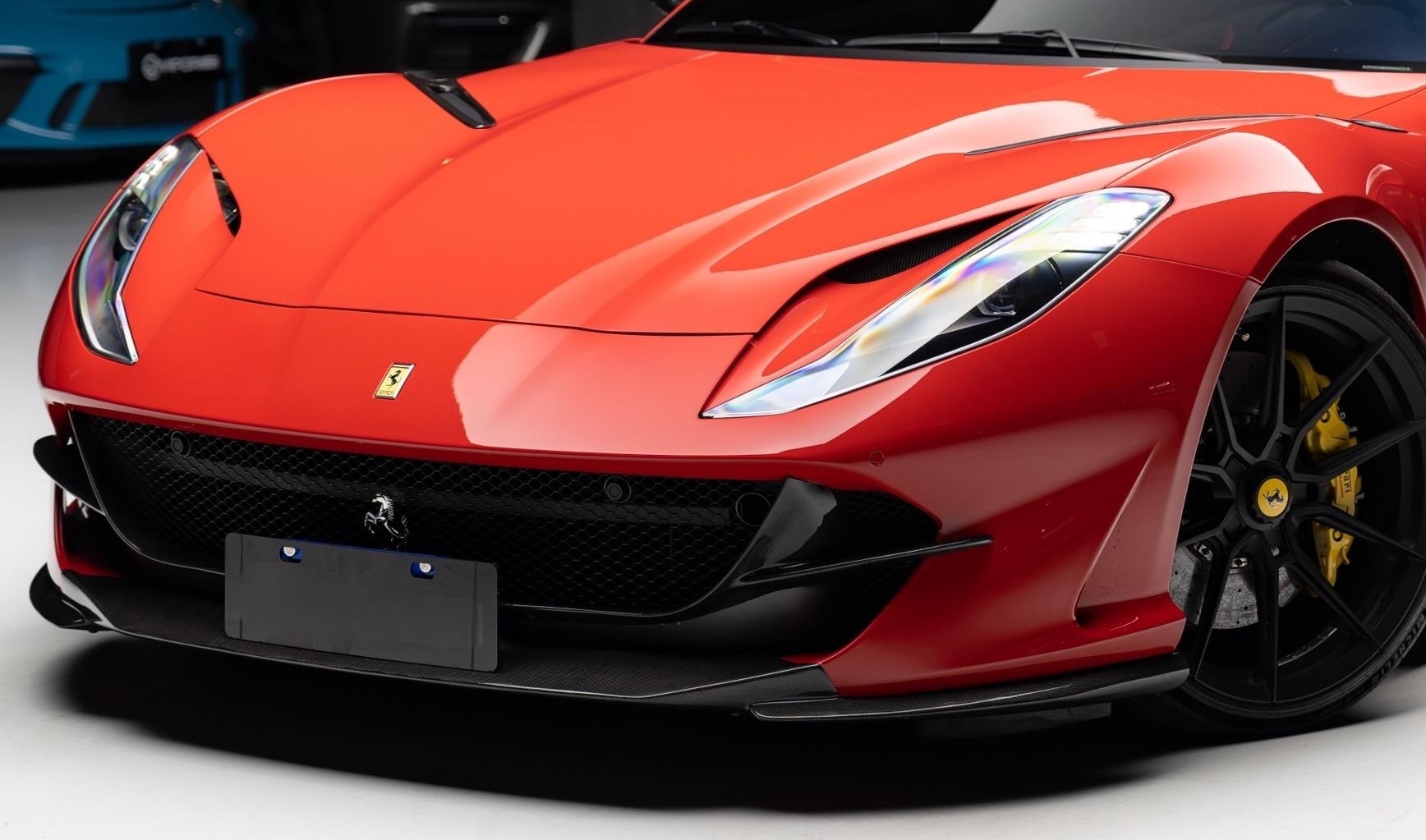2018- Up Ferrari 812 Superfast & GTS Front Bumper Attachment Dry Carbon Fiber N Series Bodykit