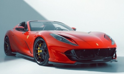 2018- Up Ferrari 812 Superfast & GTS Front Bumper Attachment Dry Carbon Fiber N Series Bodykit