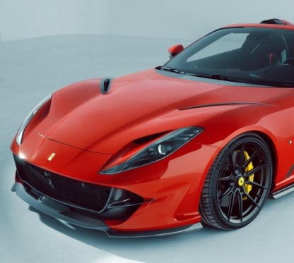 2018- Up Ferrari 812 Superfast & GTS Front Bumper Attachment Dry Carbon Fiber N Series Bodykit