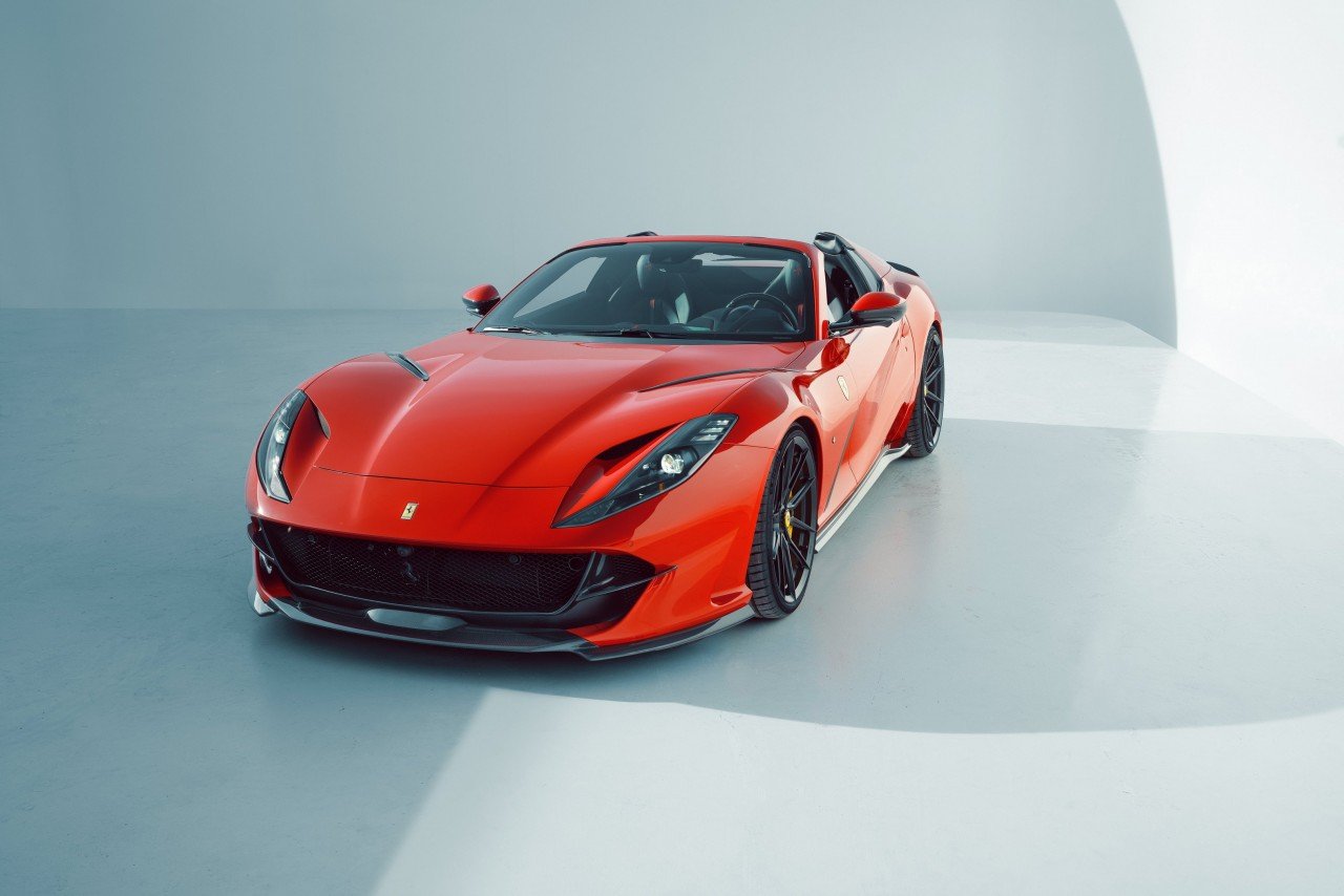 2018- Up Ferrari 812 Superfast & GTS Front Bumper Attachment Dry Carbon Fiber N Series Bodykit