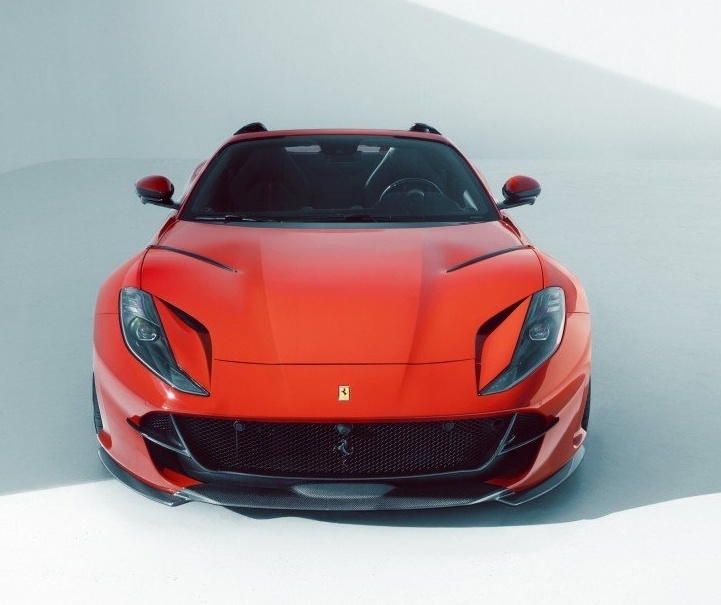 2018- Up Ferrari 812 Superfast & GTS Front Bumper Attachment Dry Carbon Fiber N Series Bodykit