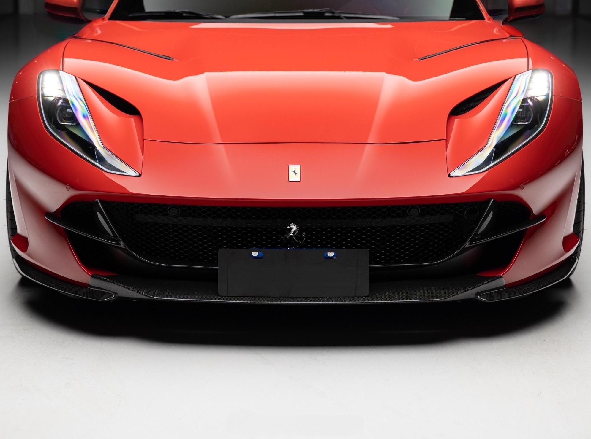 2018- Up Ferrari 812 Superfast & GTS Splitter Front Lip Dry Carbon Fiber N Series Bodykit