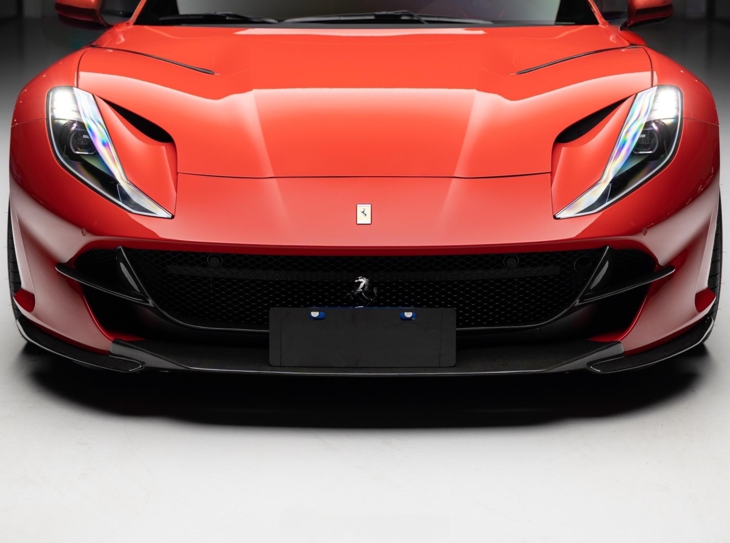 2018- Up Ferrari 812 Superfast & GTS Splitter Front Lip Dry Carbon Fiber N Series Bodykit