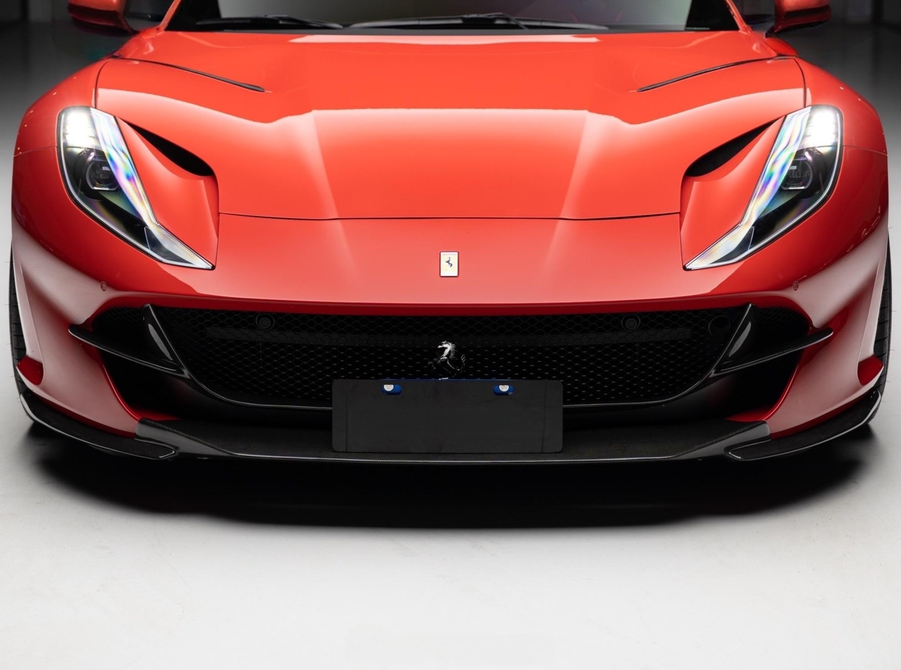 2018- Up Ferrari 812 Superfast & GTS Splitter Front Lip Dry Carbon Fiber N Series Bodykit