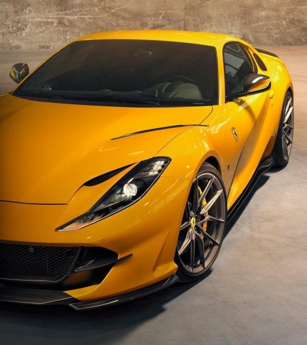 2018- Up Ferrari 812 Superfast & GTS Hood Vent Trim Dry Carbon Fiber N Series Bodykit