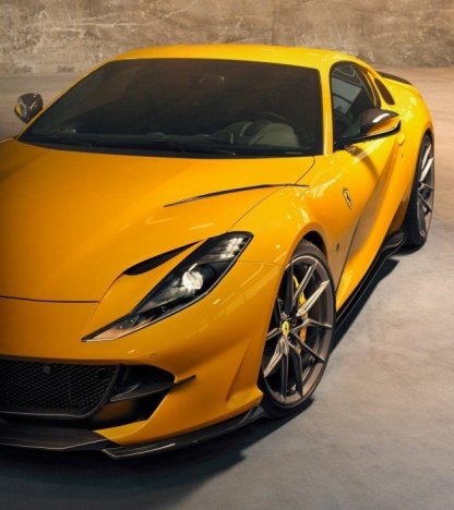 2018- Up Ferrari 812 Superfast & GTS Hood Vent Trim Dry Carbon Fiber N Series Bodykit