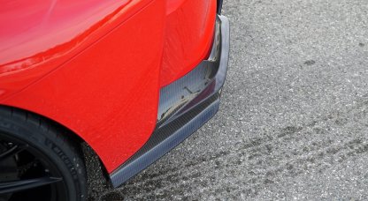2018- Up Ferrari 812 Superfast & GTS Rear Bumper Protectors Dry Carbon Fiber N Series Bodykit
